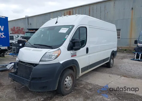 2022 Ram Promaster 2500 High Roof 159 Wb from USA, damaged, VIN 3C6LRVDG2NE107631